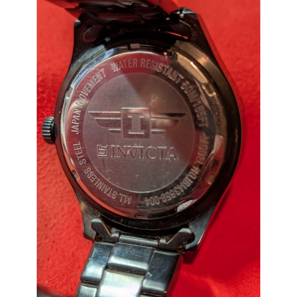 Invicta Men's Multi-Function Black Ion-Plated Sta… - image 4